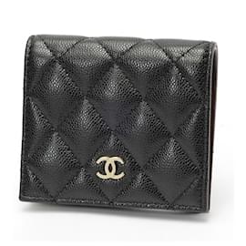 Cartera de doble pliegue matelassé pequeña Chanel