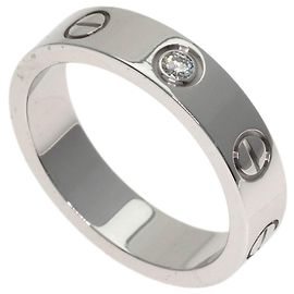 Cartier Mini Love Ring in 18K White Gold
