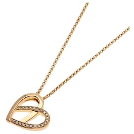 Collana Celine con motivo a cuore in diamanti - Céline