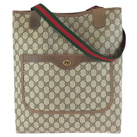 Borsa Tote a Spalla Gucci GG Supreme Canvas