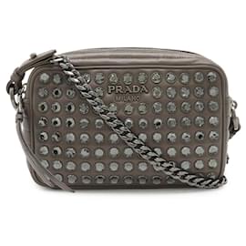 Borsa a tracolla Prada VITELLO PHENIX con strass