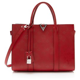 Louis Vuitton Monogram Cuir Plume Very MM Tote