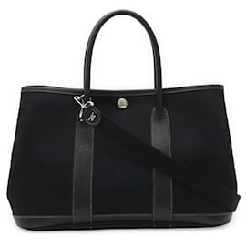 Borsa 2 ways Hermes Garden Party TPM Toile Officier Leather 2way Bag - Hermès
