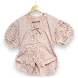 Blouse à manches courtes à volants et ruban en dentelle WONDERFUL WORLD - Autre Marque