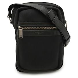 Sac à bandoulière en toile et cuir Saint Laurent Paris - Yves Saint Laurent
