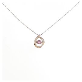 Autre Marque Collana in tourmalina e oro rosa K10