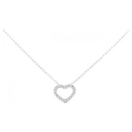Autre Marque Collana in oro bianco Au750 e diamanti