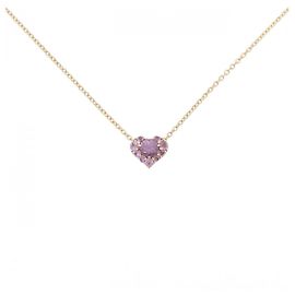 Autre Marque Collar Sapphire Heart en Au750