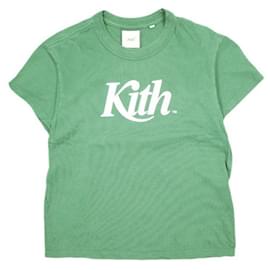 Autre Marque Camiseta de algodón KITH NYC Swash Logo Vintage Tee