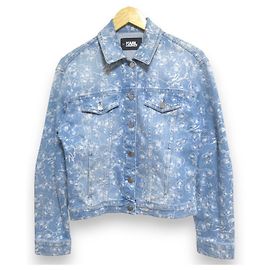 Autre Marque Chaqueta vaquera con estampado floral Karl Lagerfeld