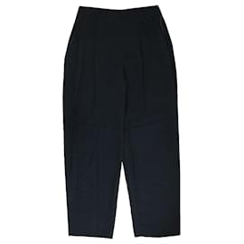 Colección Pantalones Anchos con Fruncido Azul Marino Oscuro - Lanvin