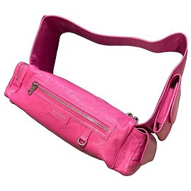 Bolso bandolera Balenciaga Superbusy Small Leather Rose Vif en Cuero