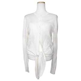 Ivory Silk Knit Cardigan - Dolce & Gabbana