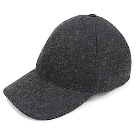 Cappellino da baseball Roden in lana grigio antracite - Prada