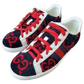 Gucci Ace GG Diamond Towel Sneaker