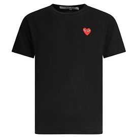 Comme Des Garcons T-Shirt mit kurzen Ärmeln Red Heart Patch AX