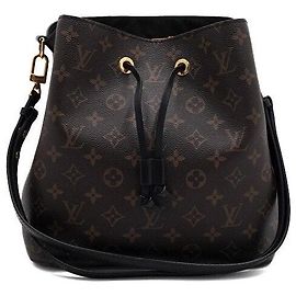 Louis Vuitton Borsa a tracolla a secchiello NéoNoé MM Monogram Black