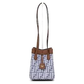 Fendi Mini borsa a secchiello FF Logo Origami Borsa a tracolla