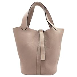 Borsa Hermes Picotin PM in Gris Tourterelle - Hermès