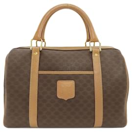 Borsa Mini Boston Celine in PVC/Pelle marrone - Céline