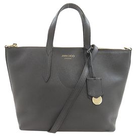 Borsa a 2 modi in pelle Jimmy Choo