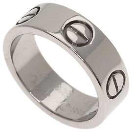 Cartier Love Band Ring aus 18K Weißgold