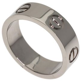 Cartier Love Band Ring aus 18K Weißgold