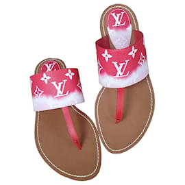 Louis Vuitton Palma Infradito Piatte Rouge