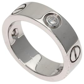 Bague Love de Cartier en or blanc 18K