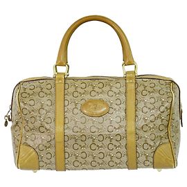 Céline Borsa Duffle Vintage Celine in Tela e Pelle