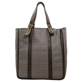 Bolso Tote de PVC marrón Salvatore Ferragamo
