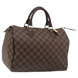 LOUIS VUITTON Borsa Damier Ebene Speedy 30 N41364 LV Auth 184917SAV