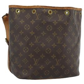 LOUIS VUITTON Borsa a Spalla Monogram Petit Noe M42226 LV Auth BA13450