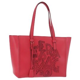 Salvatore Ferragamo Gancini Tote Bag Leder Roségold Authentisch 184616V