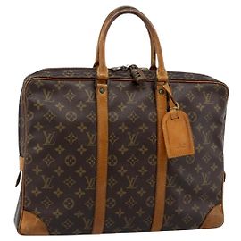 LOUIS VUITTON Monogram Porte Documents Voyage Business Bag M53361 Auth BA13326