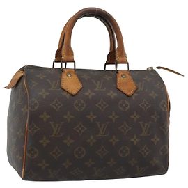 LOUIS VUITTON Borsa Monogram Speedy 25 M41528 LV Auth 185496