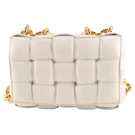 Bottega Veneta Borsa a tracolla Chain Cassette bianco