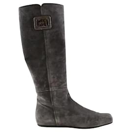 Roger Vivier Botas de montar grises