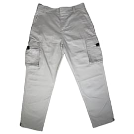 Dior Homme Pantaloni Cargo Tecnici Grigio