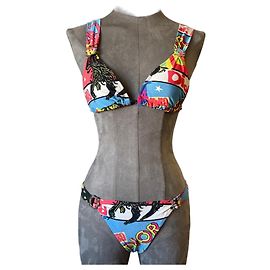 Christian Dior Conjunto Bikini Diormania Multicolor