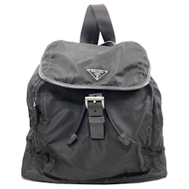 Prada Black Nylon Backpack