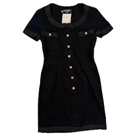 Vestido preto curto Chanel Boutique