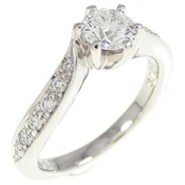 PT900 Platinum Diamond Ring - Autre Marque