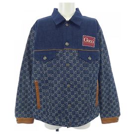 Chaqueta de denim orgánico lavado Gucci