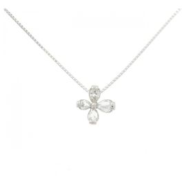 Autre Marque Collana in oro bianco e diamanti Au750