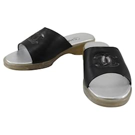Sandali Chanel Coco Mark in pelle