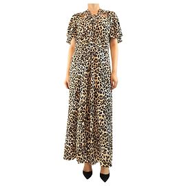 Alice by Temperley Vestido maxi con estampado de leopardo - talla UK 16