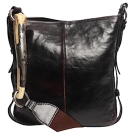 Saint Laurent Dunkelbraune Vintage Mombasa Tasche