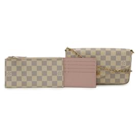 Pochette Felicie Damier Azur Louis Vuitton Borsa a Spalla 2way