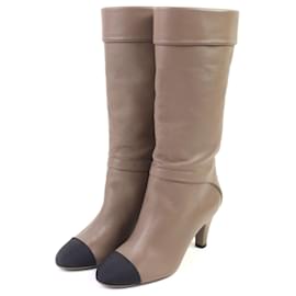 Botas de cuero Chanel COCO Mark G36438